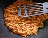 まぜて焼くだけ❤オムライスｎａ炒り豆腐作り方2写真