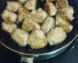 カフェめし☆つくね丼の温たまのせ作り方2写真