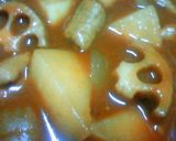 野菜たっぷりなもつカレー作り方4写真