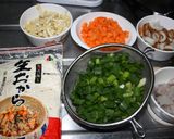 甘くない！イカ入りおから炒り煮（卯の花）作り方1写真