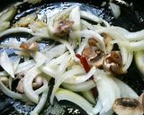 たごのピリッから～トマトソースパスタ作り方4写真