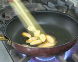 山菜ピリ辛塩焼きそば作り方2写真
