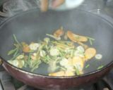 山菜ピリ辛塩焼きそば作り方3写真