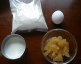 ホットケーキＭＩＸでアップルケーキ♪作り方1写真