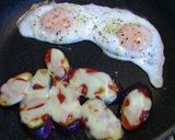 簡単☆フライパンでナスのチーズ焼き♪作り方7写真