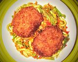 「コロッケ焼うどん」作り方7写真