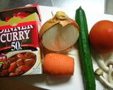 カレーそうめん作り方1写真
