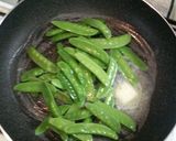 おふくろの味♪絹さやのバター炒め＋α　作り方2写真