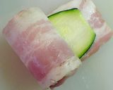 簡単カワイイ★ズッキーニのベーコン巻き作り方3写真