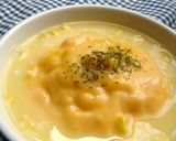 トマトとチーズのコンポタスープ飯作り方3写真
