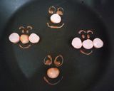 キャラ弁にもアンパンマンアメリカンドッグ作り方2写真