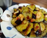 ＊とろとろナスのガーリックピリ辛照り焼き作り方5写真
