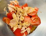 トマトとツナの冷んやりサラダ🥗作り方3写真