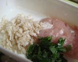 ♥シソとゴボウのさっぱり鶏肉団子スープ♥作り方1写真