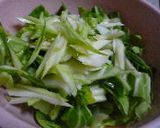 ピリ辛さっぱり　万能だれで野菜炒め作り方2写真