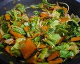 ピリ辛さっぱり　万能だれで野菜炒め作り方8写真