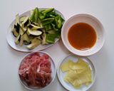 こく旨♪茄子とピーマンの味噌チーズ炒め作り方1写真