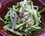 よしな（ミズ、カタハ）の塩昆布和え作り方3写真