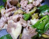 こく旨♪茄子とピーマンの味噌チーズ炒め作り方5写真