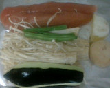 鶏ささみとえのきのホイル焼き♪作り方1写真