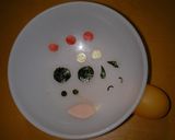 キャラご飯☆クリームパンダちゃん作り方2写真