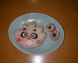 キャラご飯☆クリームパンダちゃん作り方4写真