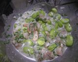 空豆とえびのさっくりかき揚げ風作り方5写真