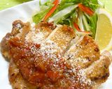 万能トマト醤油だれdeイタリアンチキン丼作り方4写真