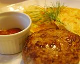 麩入りハンバーグ＆千切りポテトのソテー♪作り方13写真