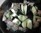 鶏肉と茄子のマスタード醤油炒め作り方5写真