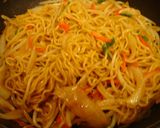 肉なし！もやしたっぷりのピリカラ焼きそば作り方3写真