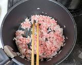 超簡単!挽肉トマトからミートソースパスタ作り方1写真