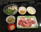 いんげんとタケノコの香ばし炒め作り方1写真