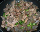✿豚肉とこんにゃくの味噌炒め✿作り方4写真
