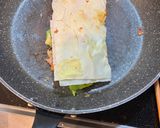 春巻きの皮でパリパリピザタコスバーガー風作り方22写真