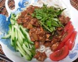 ひやむぎDEジャージャー麺作り方5写真