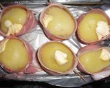 がっつりポテトバターをベーコンで作り方1写真