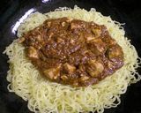 中華餡（麻婆豆腐）中華街梅蘭風焼きそば！作り方2写真