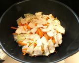 白菜と鶏むね肉の重ね蒸し作り方6写真