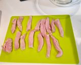 お酒が進む！鶏ムネのスティックフライ作り方1写真