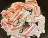 豚ばら肉と厚揚げの味噌ポン酢炒め作り方7写真