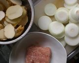 玉葱とジャガイモの重ね蒸し作り方1写真