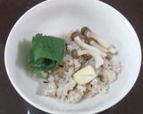 きのこ&ほうれん草のスープオムライス作り方1写真