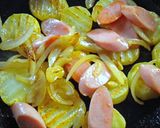 簡単♪魚肉ソーセージでジャーマンポテト風作り方7写真
