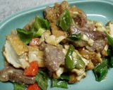 ☆厚揚げ・鶏肉・ピーマンの甘味噌炒め☆作り方7写真