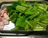 うるいとベーコンのおかか炒め作り方1写真
