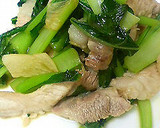 豚肉と小松菜のスタミナ炒め♪１０分で完成作り方4写真