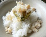 ほたて味~♬ふんわり卵スープ飯作り方2写真