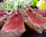 【ヤマサ】牛肉のたたき•ヤマサポン酢だれ作り方4写真