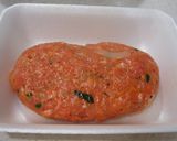 <チーズ>inトマトバーグ作り方6写真